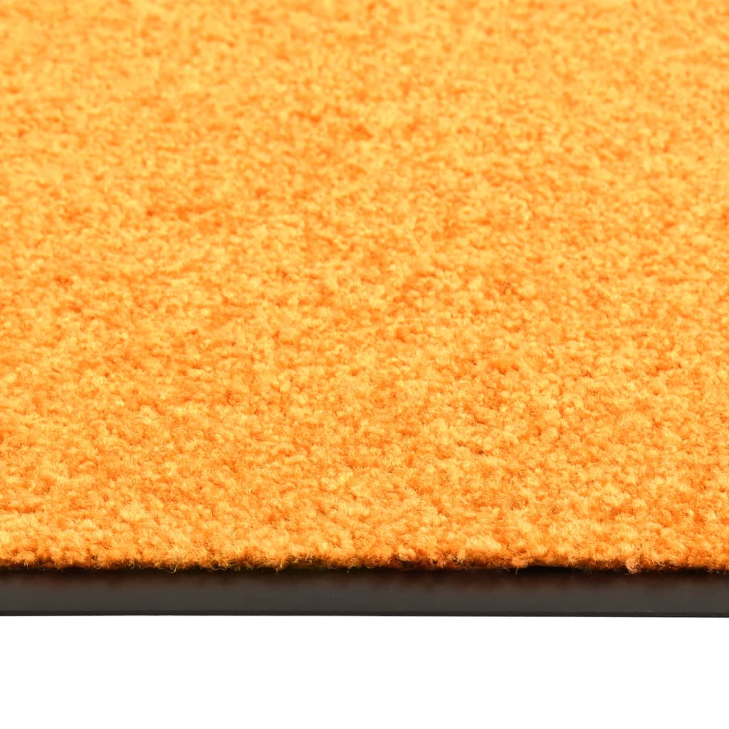 vidaXL Перима изтривалка, оранжева, 90x120 см