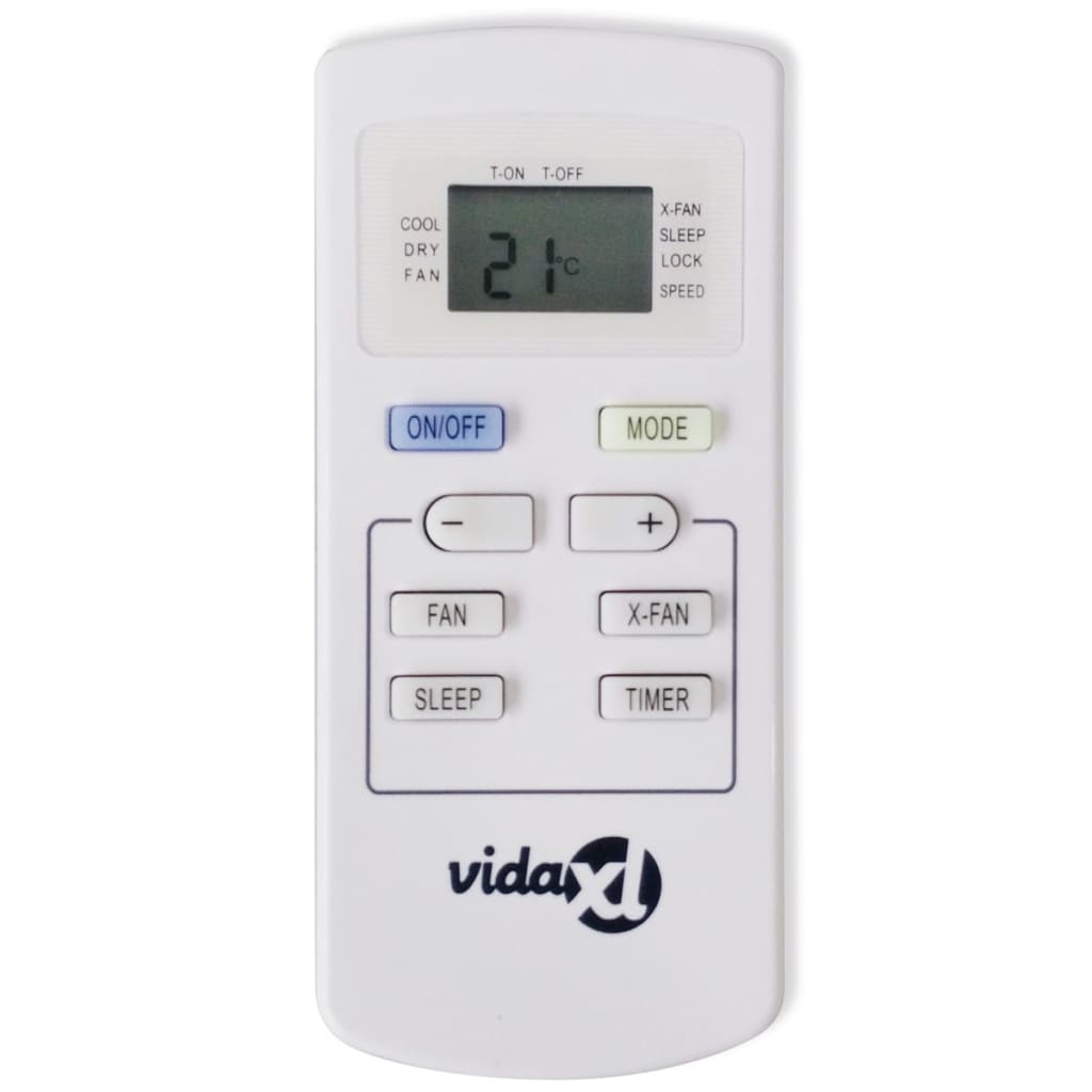 vidaXL Мобилен климатик 2,3 KW (8000 BTU)