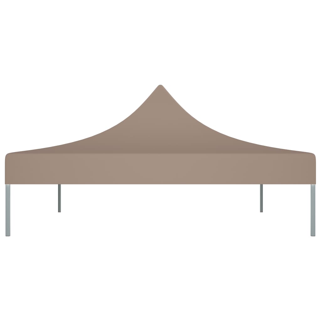 vidaXL Покривало за парти шатра, 4,5x3 м, таупе, 270 г/м²