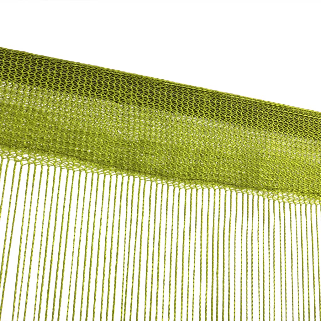vidaXL Пердета ресни, 2 бр, 100x250 см, зелени