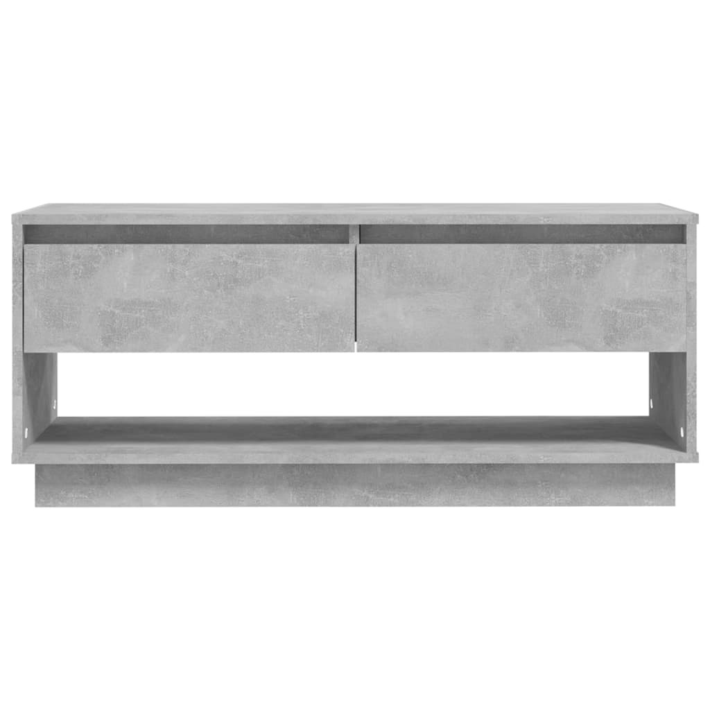 vidaXL ТВ шкаф, бетонно сив, 102x41x44 см, ПДЧ