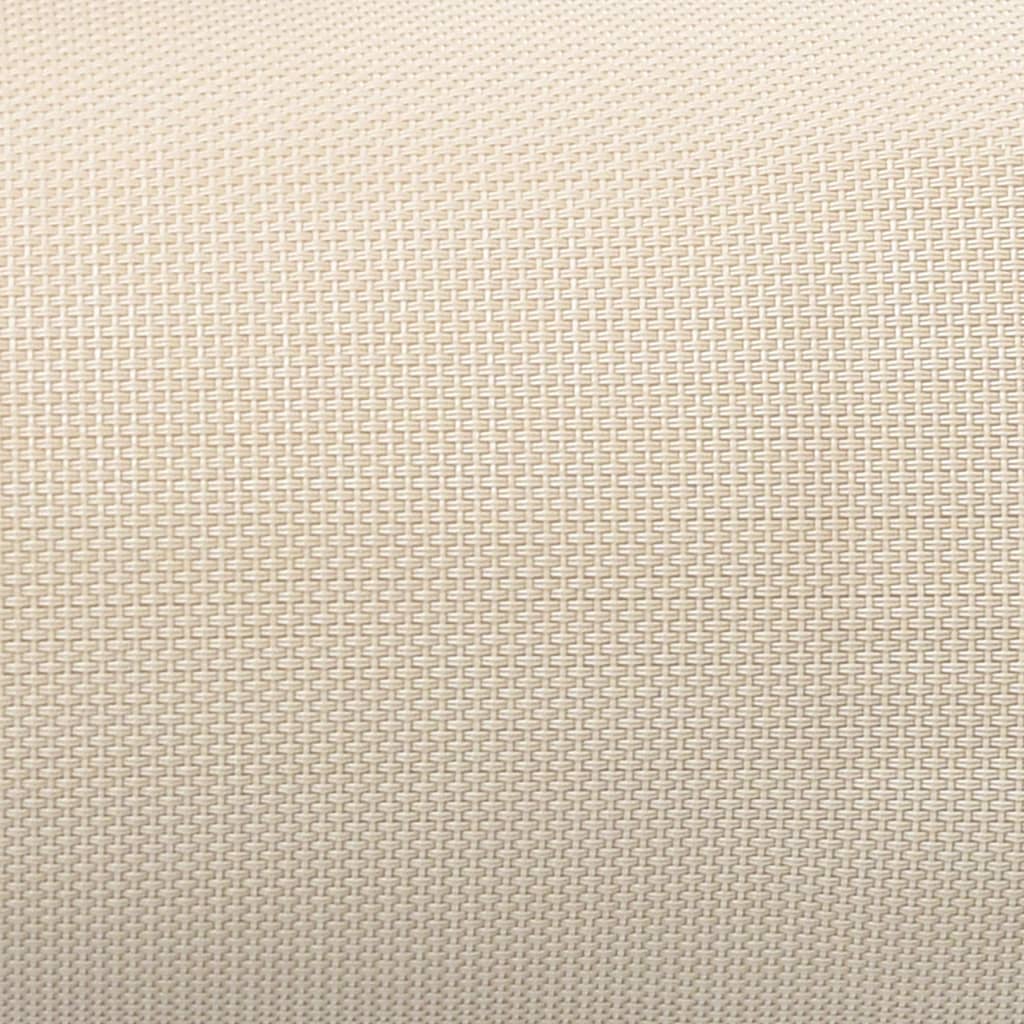 vidaXL Облегалка за глава за шезлонг, кремава, 40x7,5x15 см, textilene