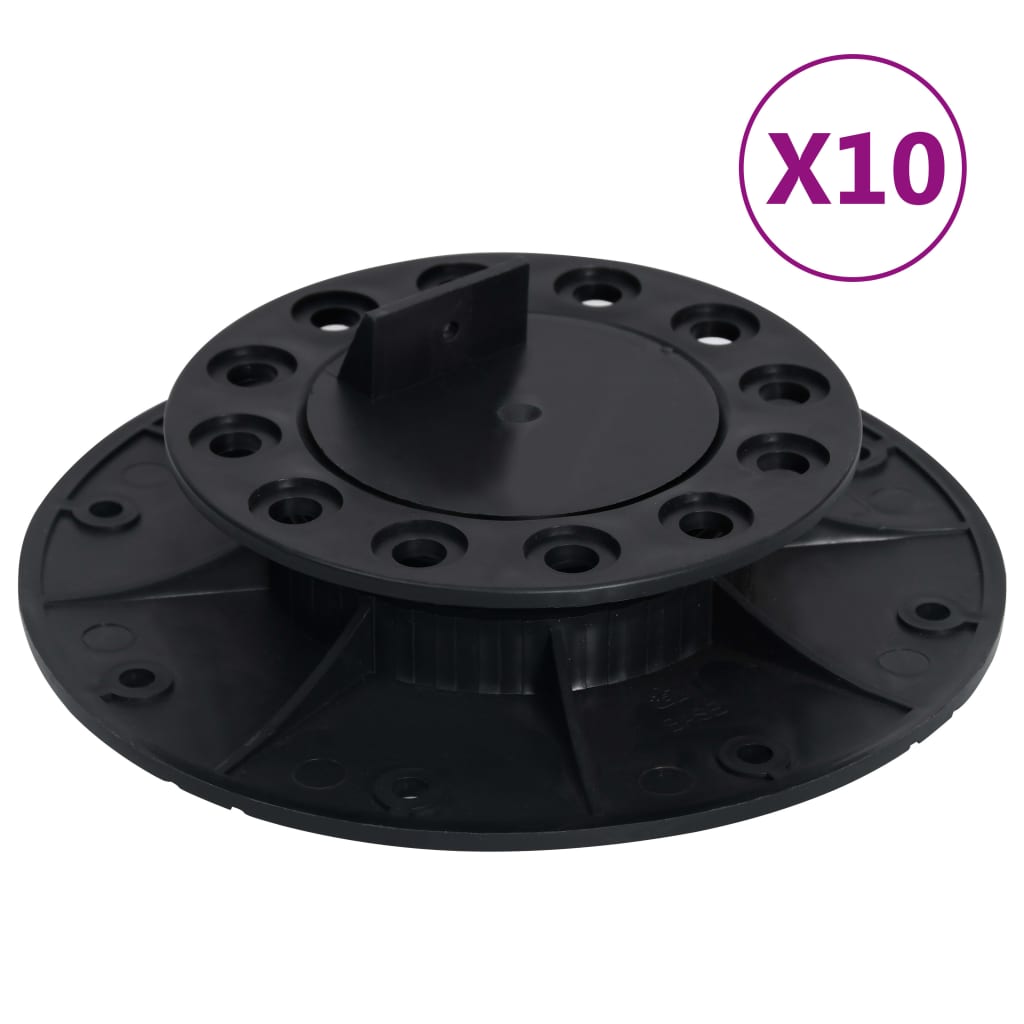 vidaXL Регулируеми крачета за декинг 10 бр 25-40 мм