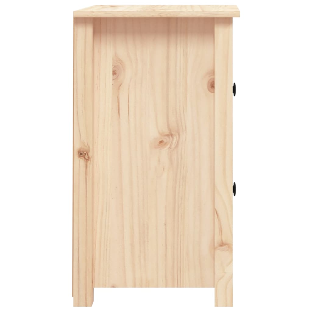 vidaXL Нощни шкафчета, 2 бр, 40x35x61,5 см, борово дърво масив