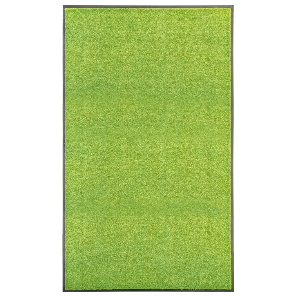 vidaXL Перима изтривалка, зелена, 90x150 см