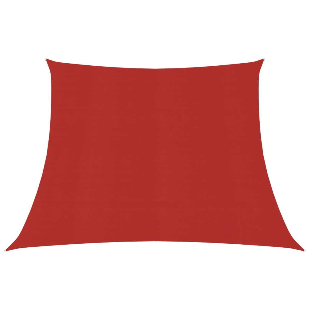 vidaXL Платно-сенник, 160 г/м², червено, 3/4x3 м, HDPE