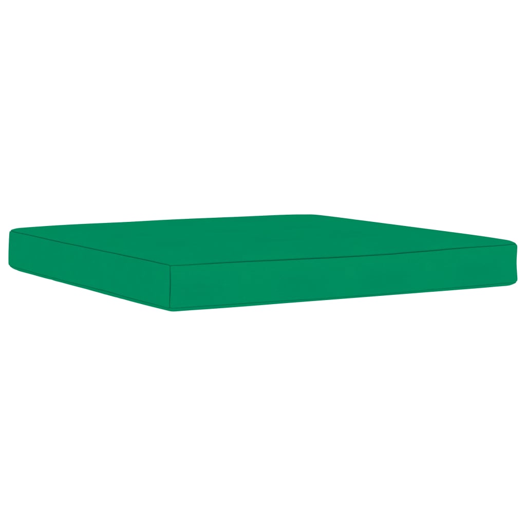vidaXL Градински лаундж комплект от 6 части със зелени възглавници
