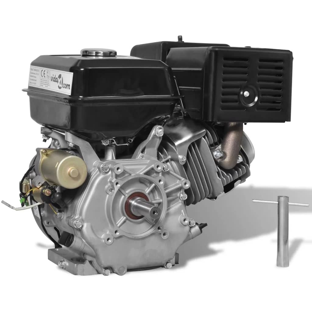 vidaXL Бензинов двигател 15 HP 11 kW черен