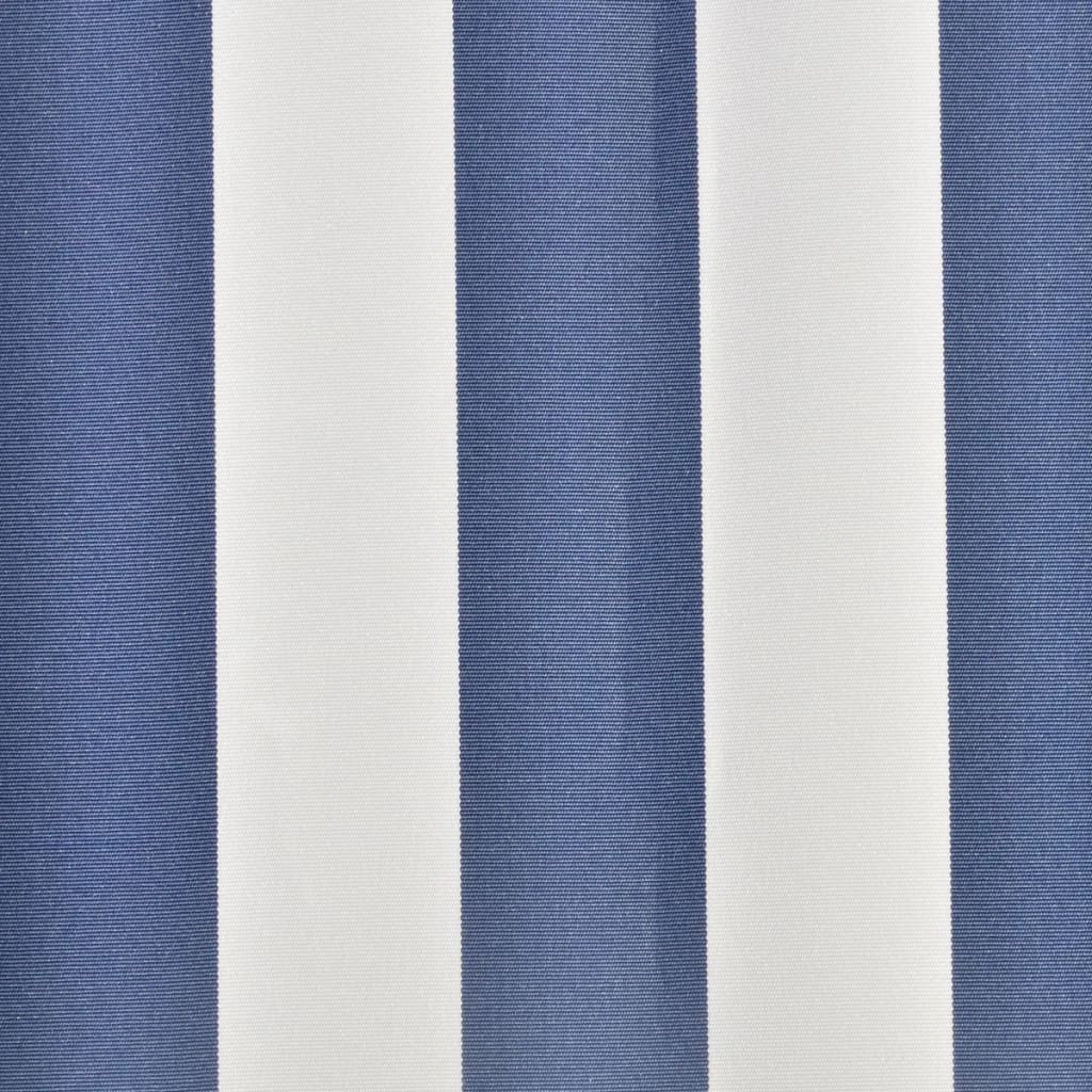Резервно платнище за сенник, синьо и бяло, 3 х 2,5 м.