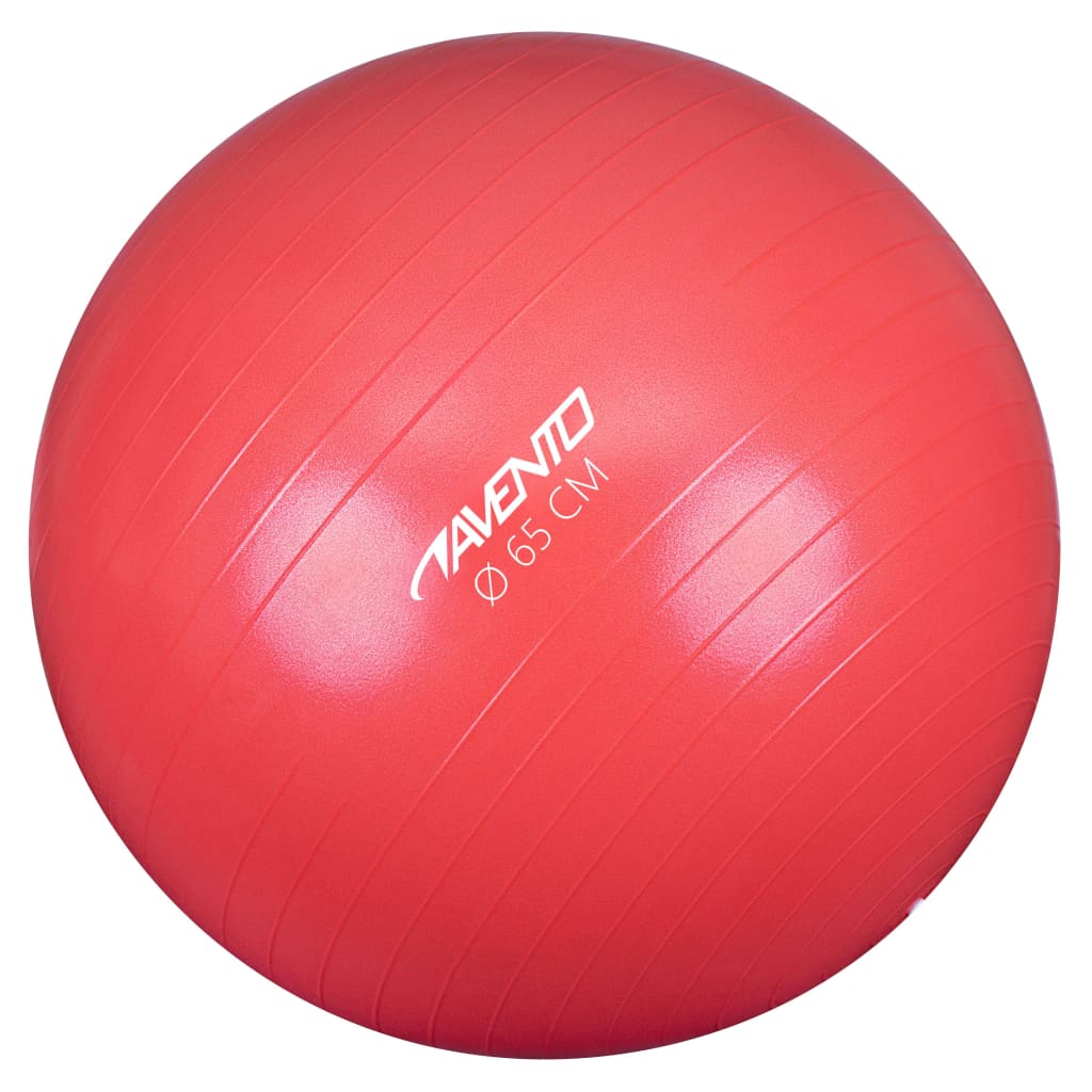 Avento Фитнес/гимнастическа топка, диаметър 65 см, розова