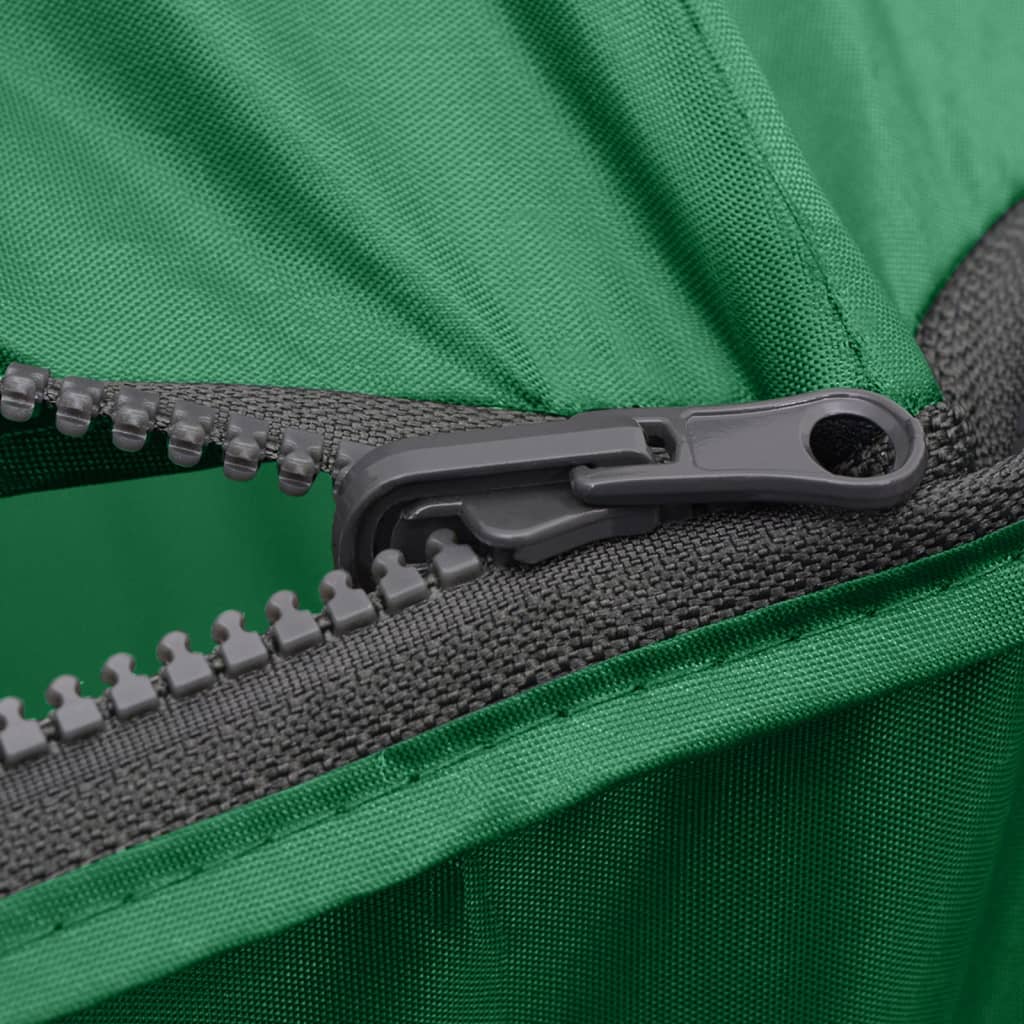 vidaXL чадър за риболов 210х240 см, зелен цвят