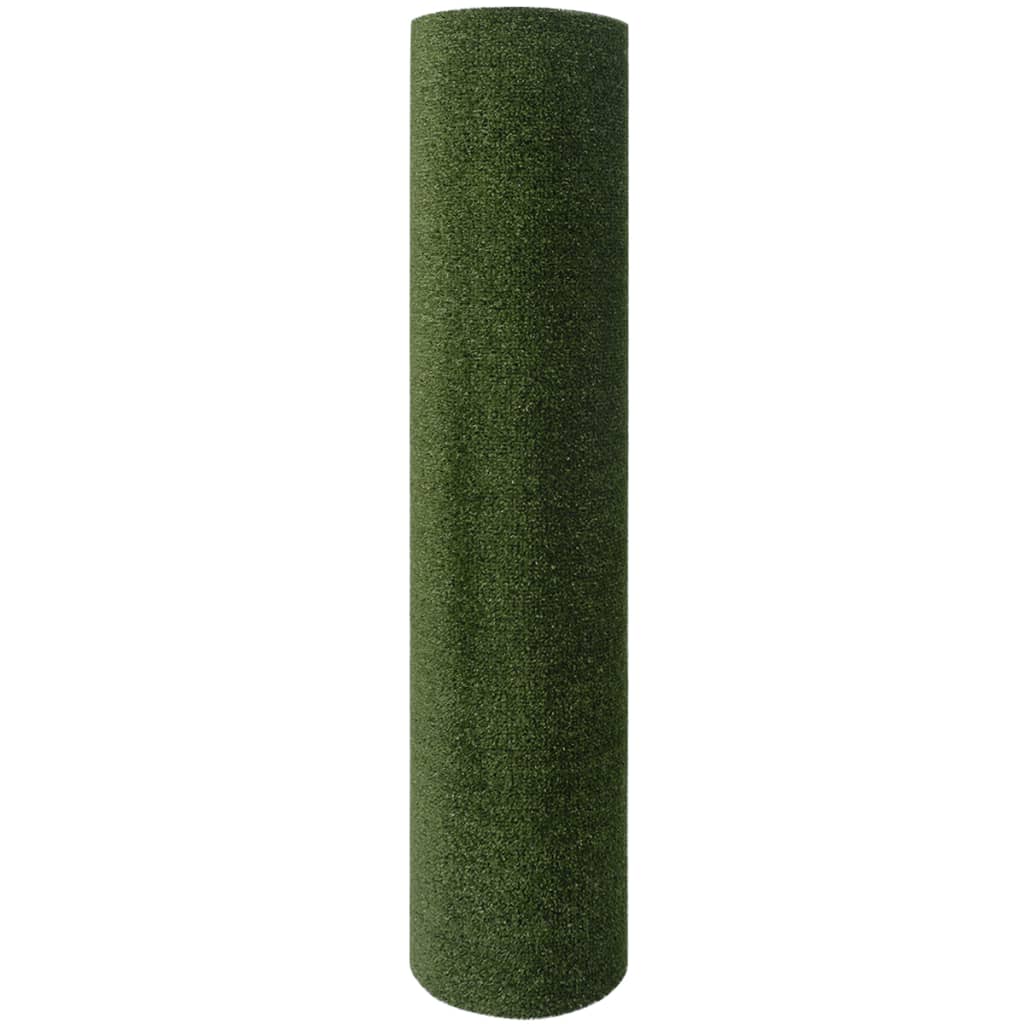vidaXL Изкуствена трева, 1x20 м / 7-9 мм, зелена