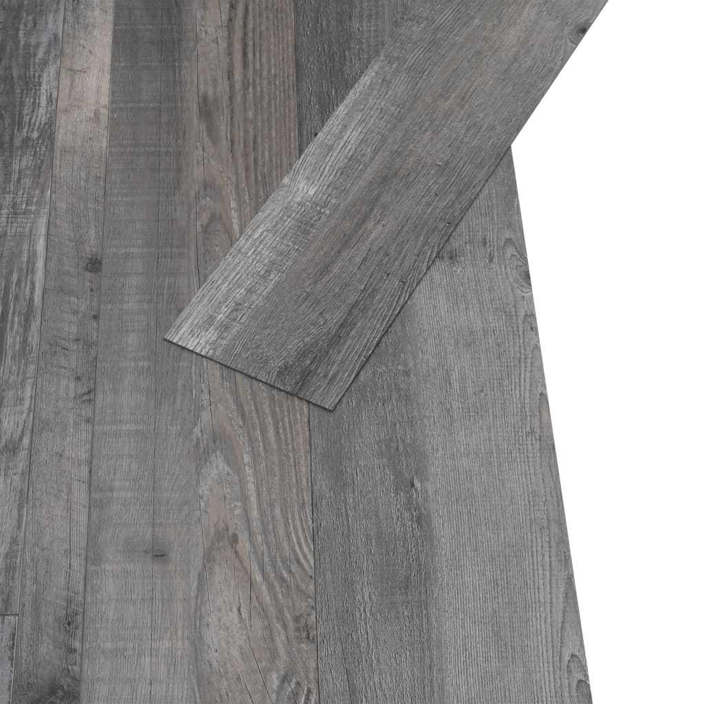 vidaXL PVC подови дъски 4,46 м² 3 мм самозалепващи индустриално дърво