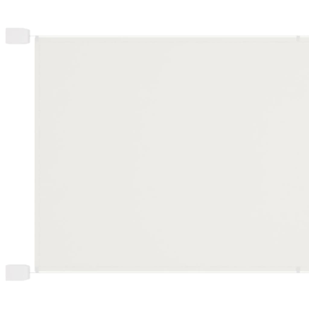 vidaXL Вертикален сенник, бял, 250x270 см, оксфорд плат