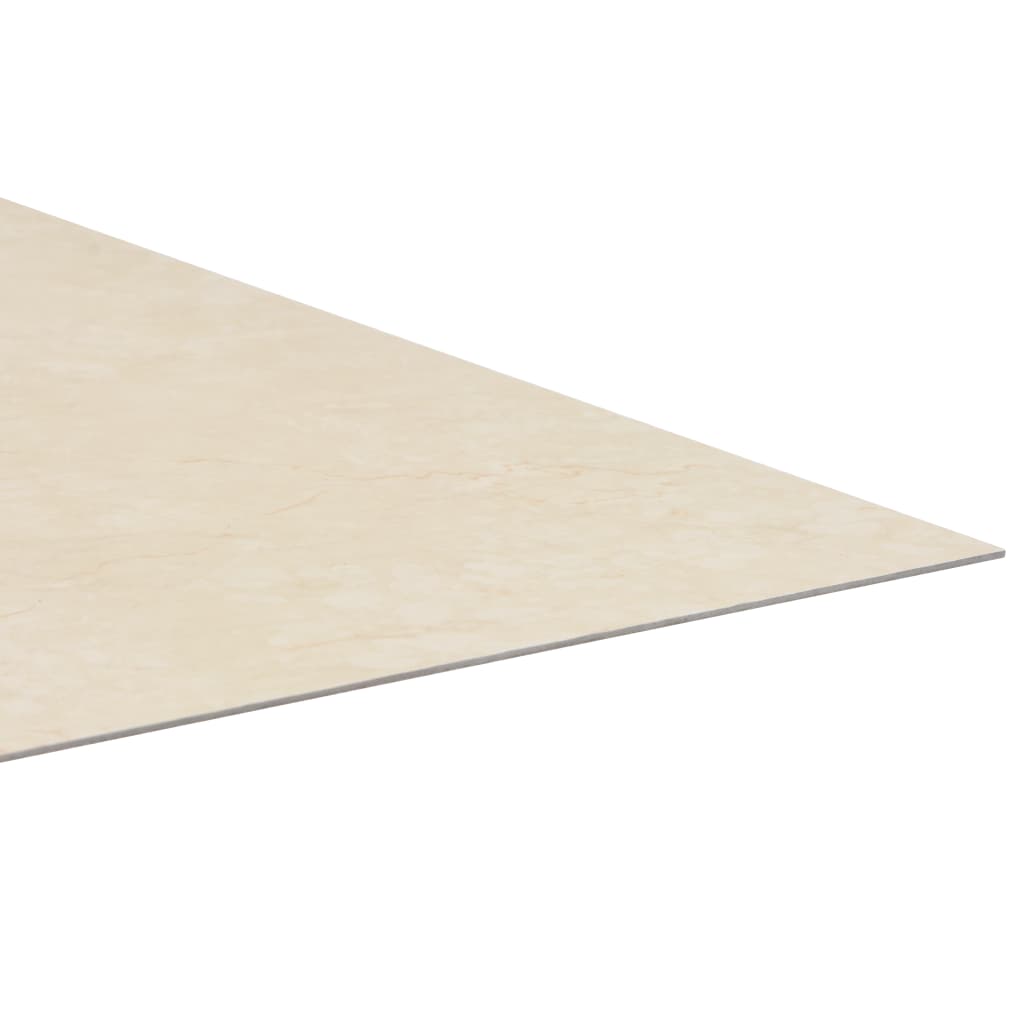 vidaXL Самозалепващи подови дъски от PVC, 5,11 м², бежови