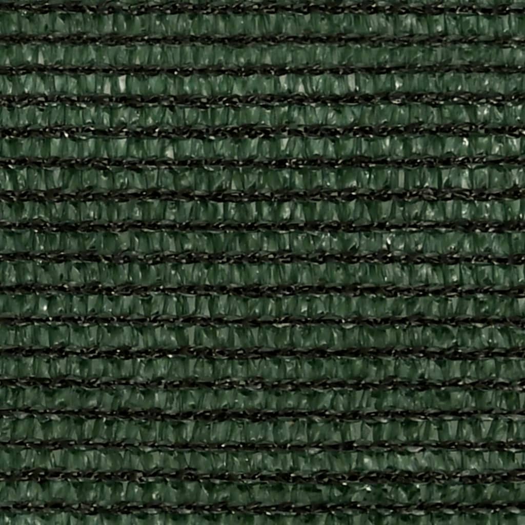 vidaXL Платно-сенник, 160 г/м², тъмнозелено, 3/4x3 м, HDPE