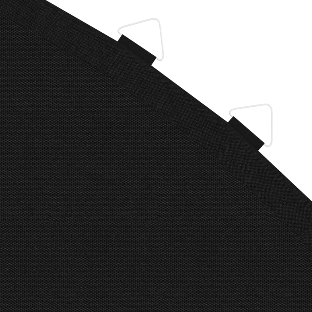 vidaXL Отскачаща повърхност за кръгъл батут 15 Ft/4,57 м черен текстил