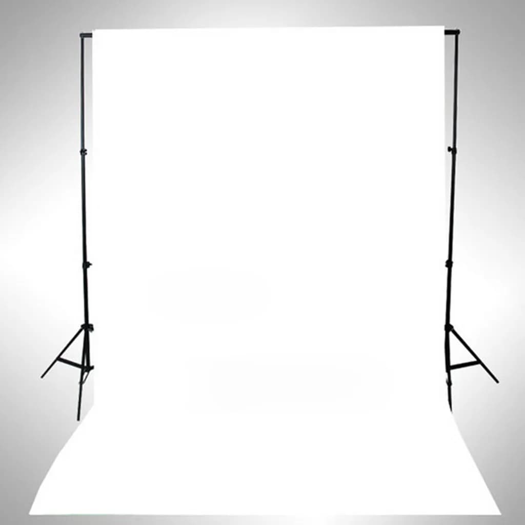 vidaXL Комплект за фото студио с фонове, лампи и чадъри