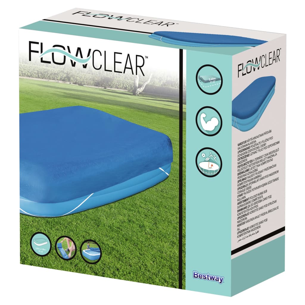Bestway Покривало за басейн Flowclear, 305x183x56 см