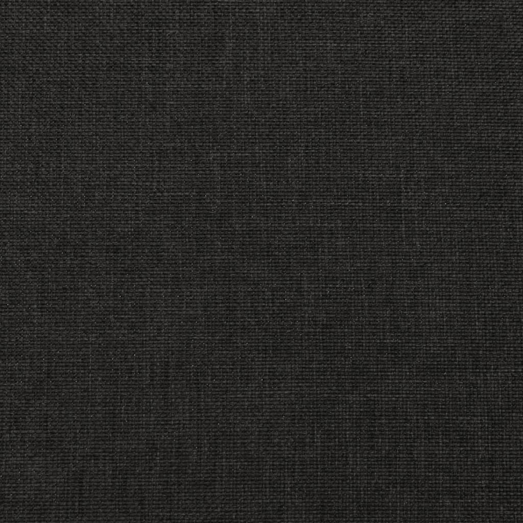 vidaXL Табуретка, черна, 78x56x32 см, плат