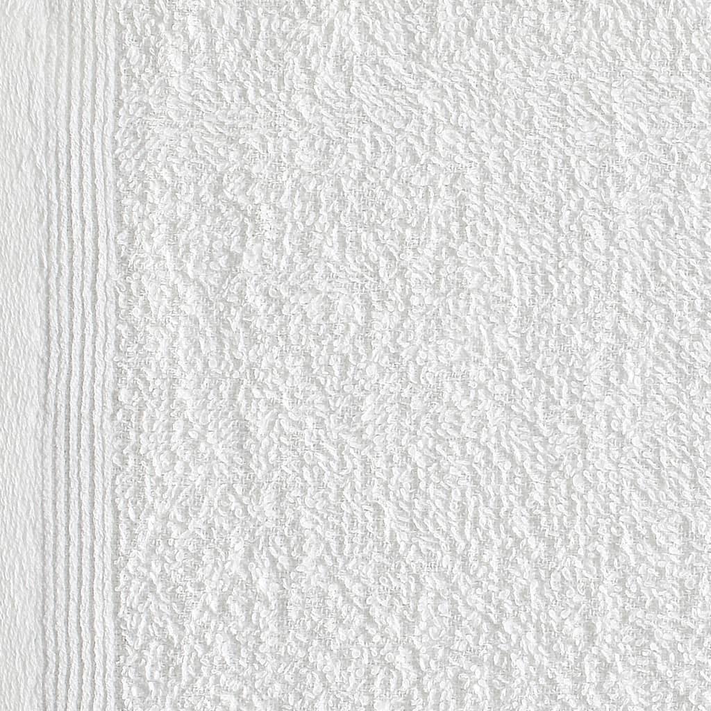 vidaXL Кърпи за гости, 25 бр, памук, 350 г/м², 30x30 см, бели