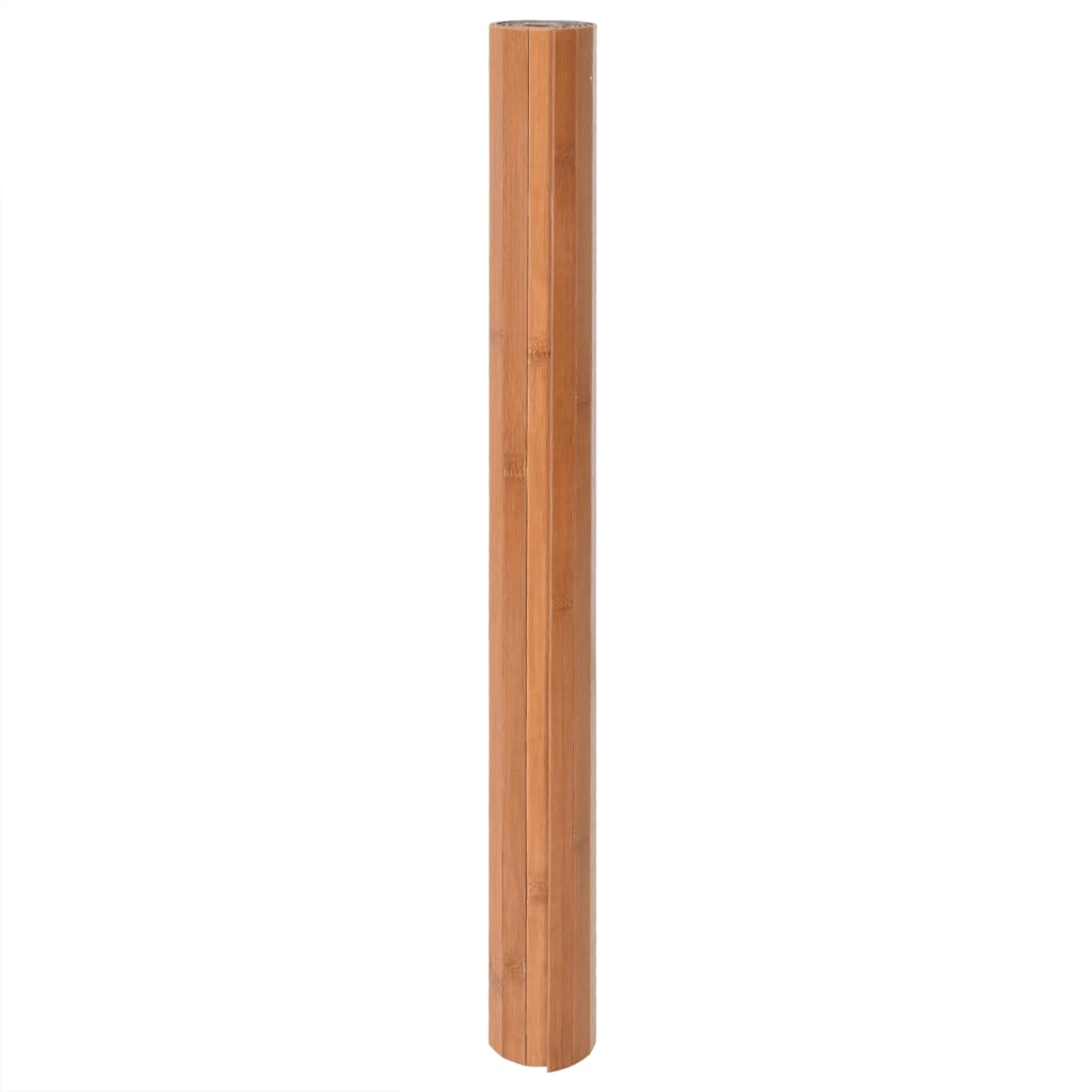 vidaXL Килим, правоъгълен, натурален, 70x200 см, бамбук