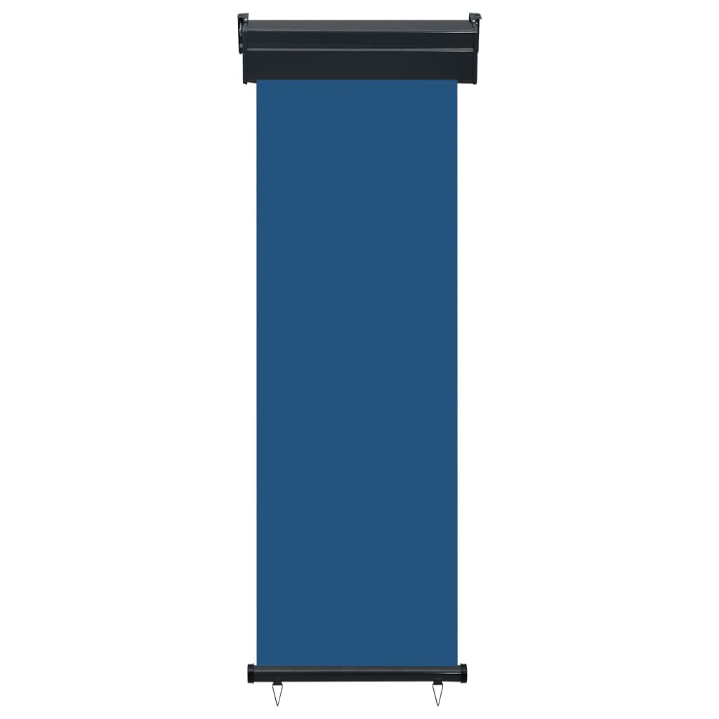 vidaXL Вертикална тента за балкон, 65x250 см, синя