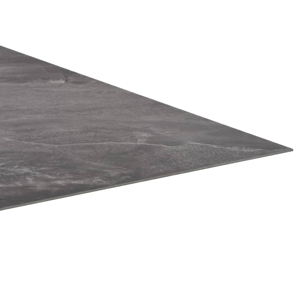 vidaXL Самозалепващи подови дъски 20 бр PVC 1,86 м² черно с шарки