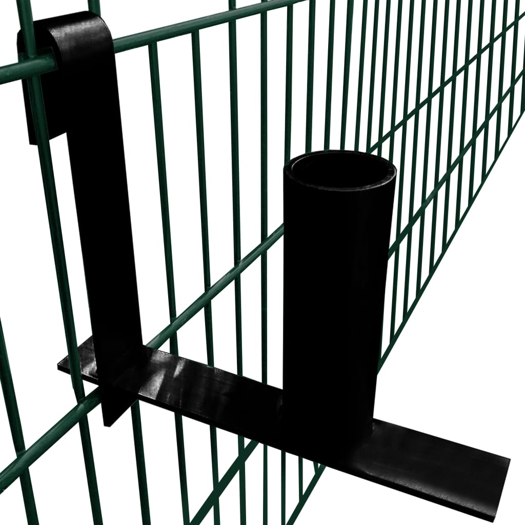vidaXL Диспенсър за ролки за ограда, стомана
