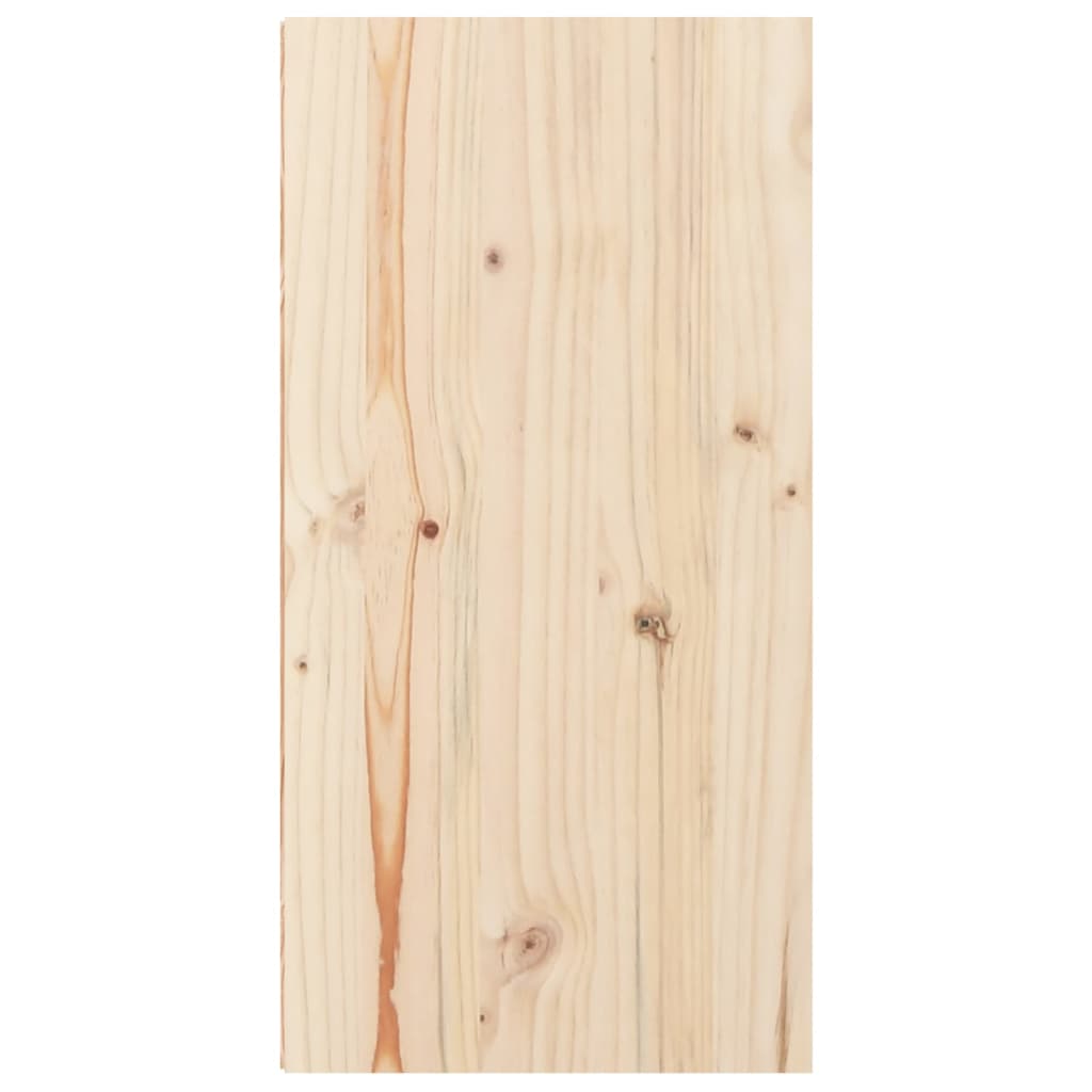 vidaXL Стенен шкаф, 30x30x60 см, борово дърво масив