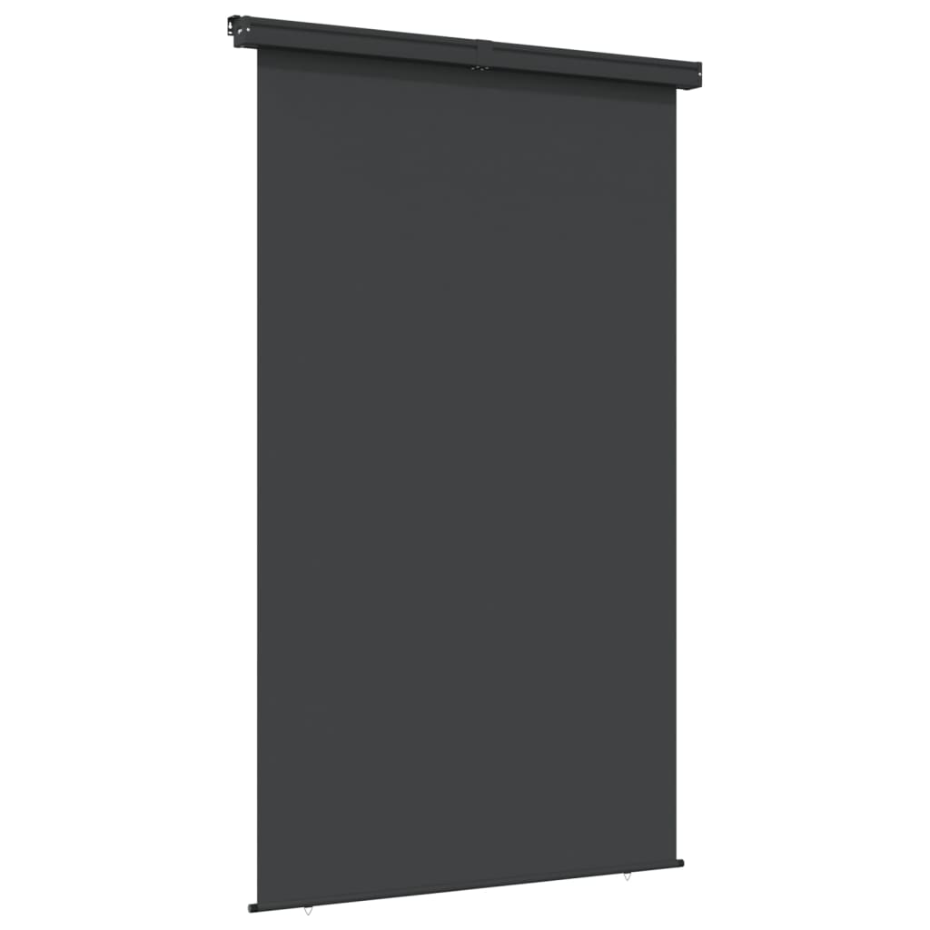 vidaXL Вертикална тента за балкон, 175x250 см, черна