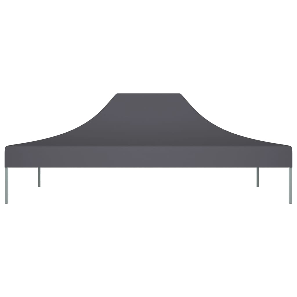 vidaXL Покривало за парти шатра, 4x3 м, антрацит, 270 г/м²