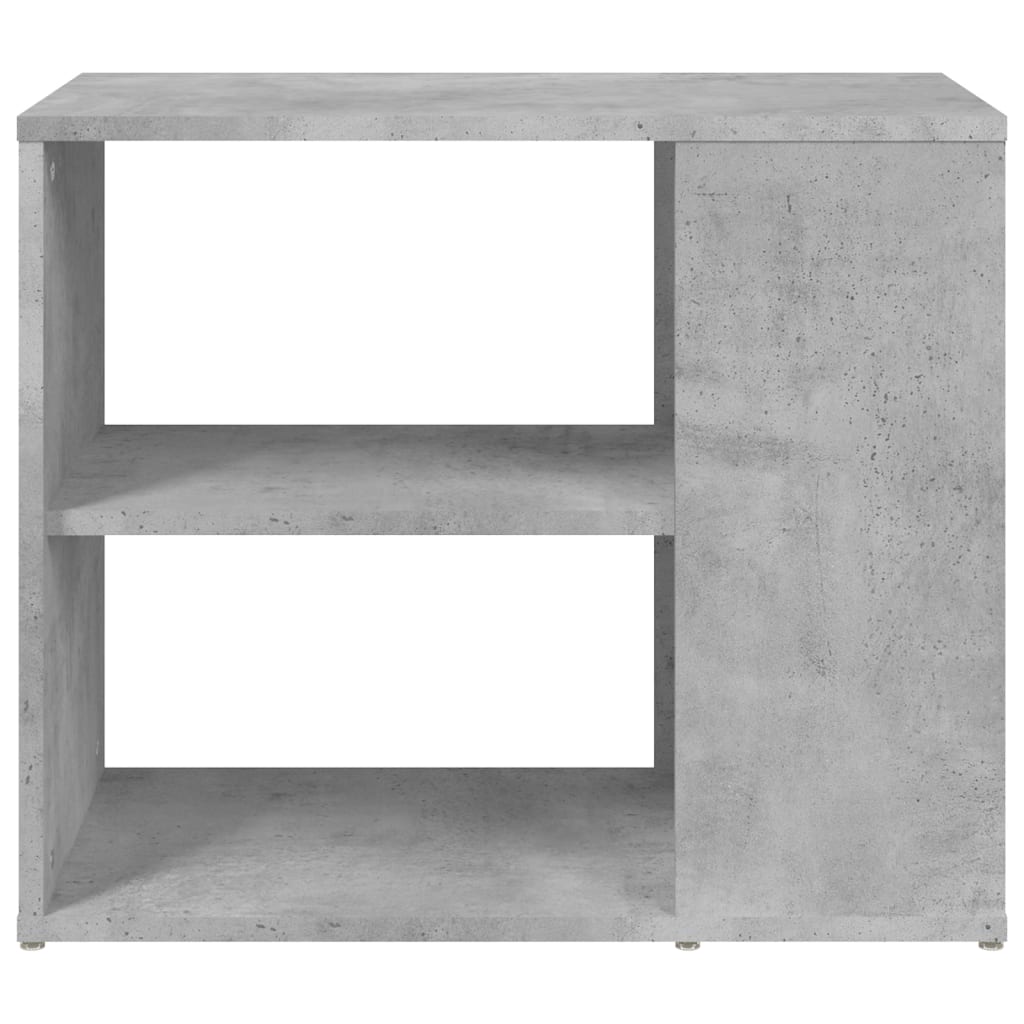 vidaXL Страничен шкаф, бетонно сив, 60x30x50 см, ПДЧ
