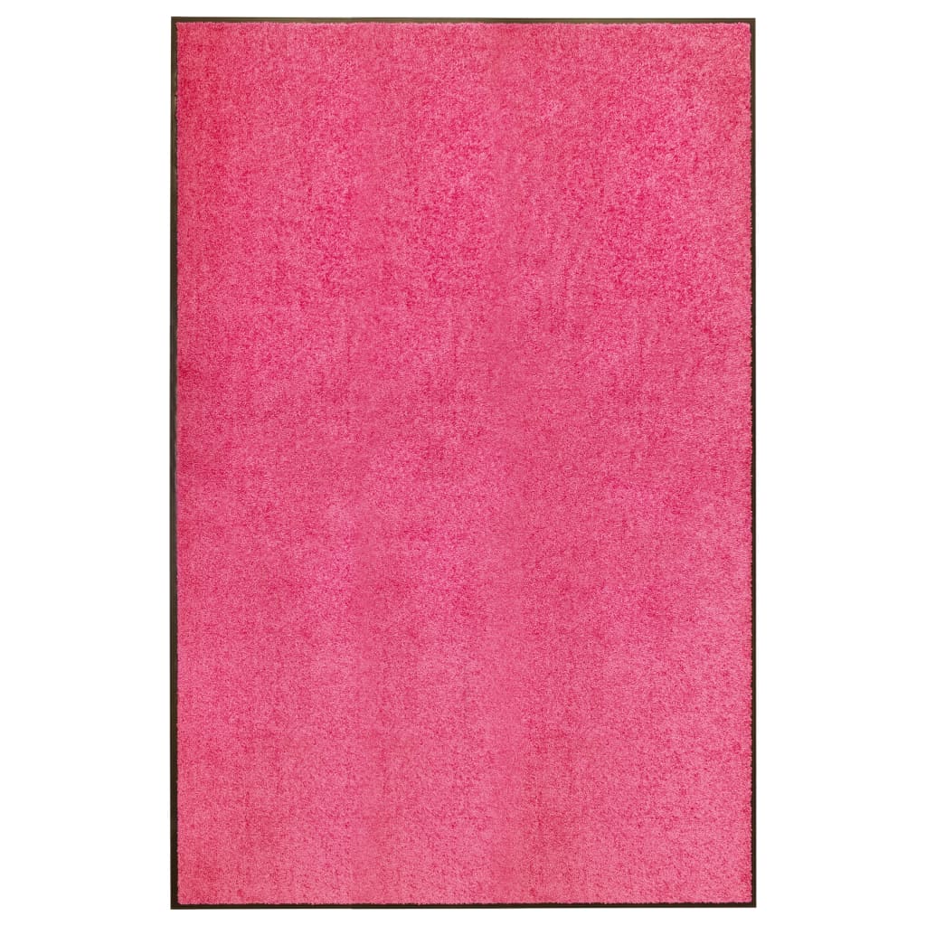 vidaXL Перима изтривалка, розова, 120x180 см