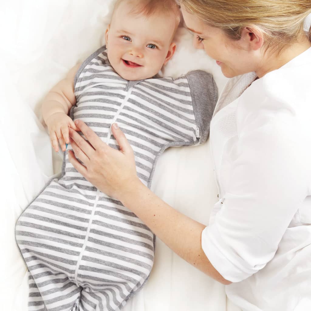 Love to Dream Бебешко спално чувалче Swaddle UP, М, сиво