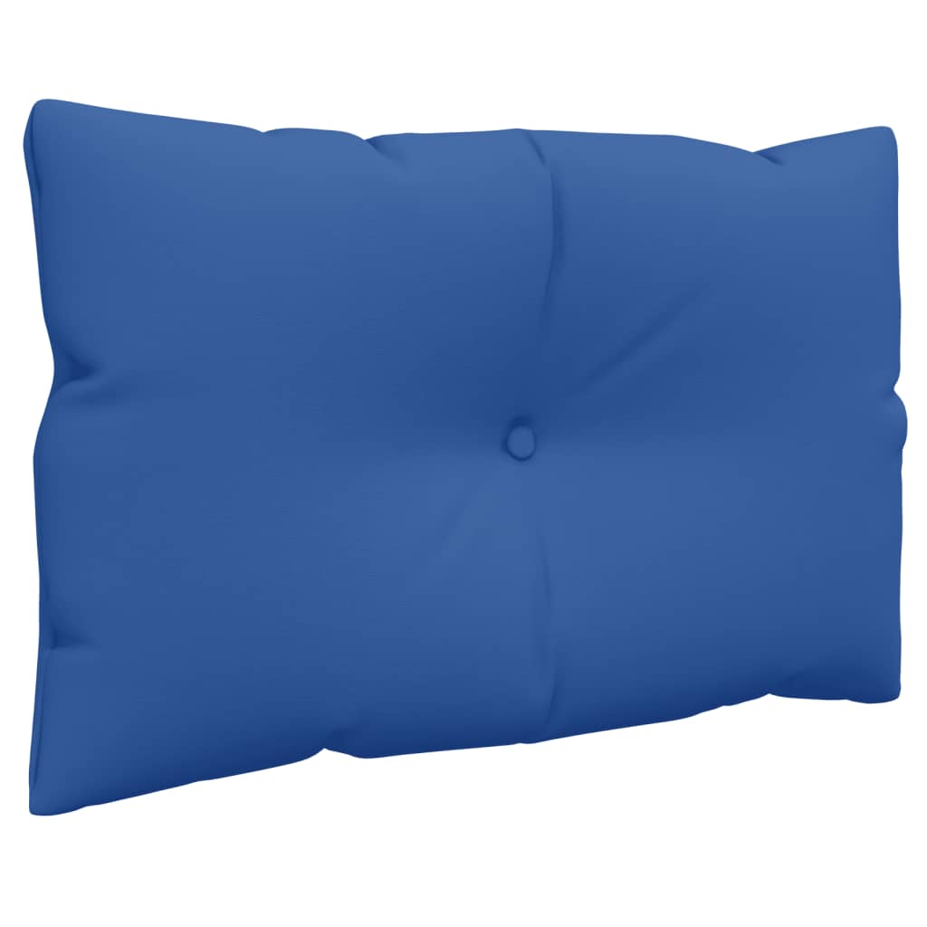 vidaXL Палетни възглавници, 2 бр, кралско сини, текстил