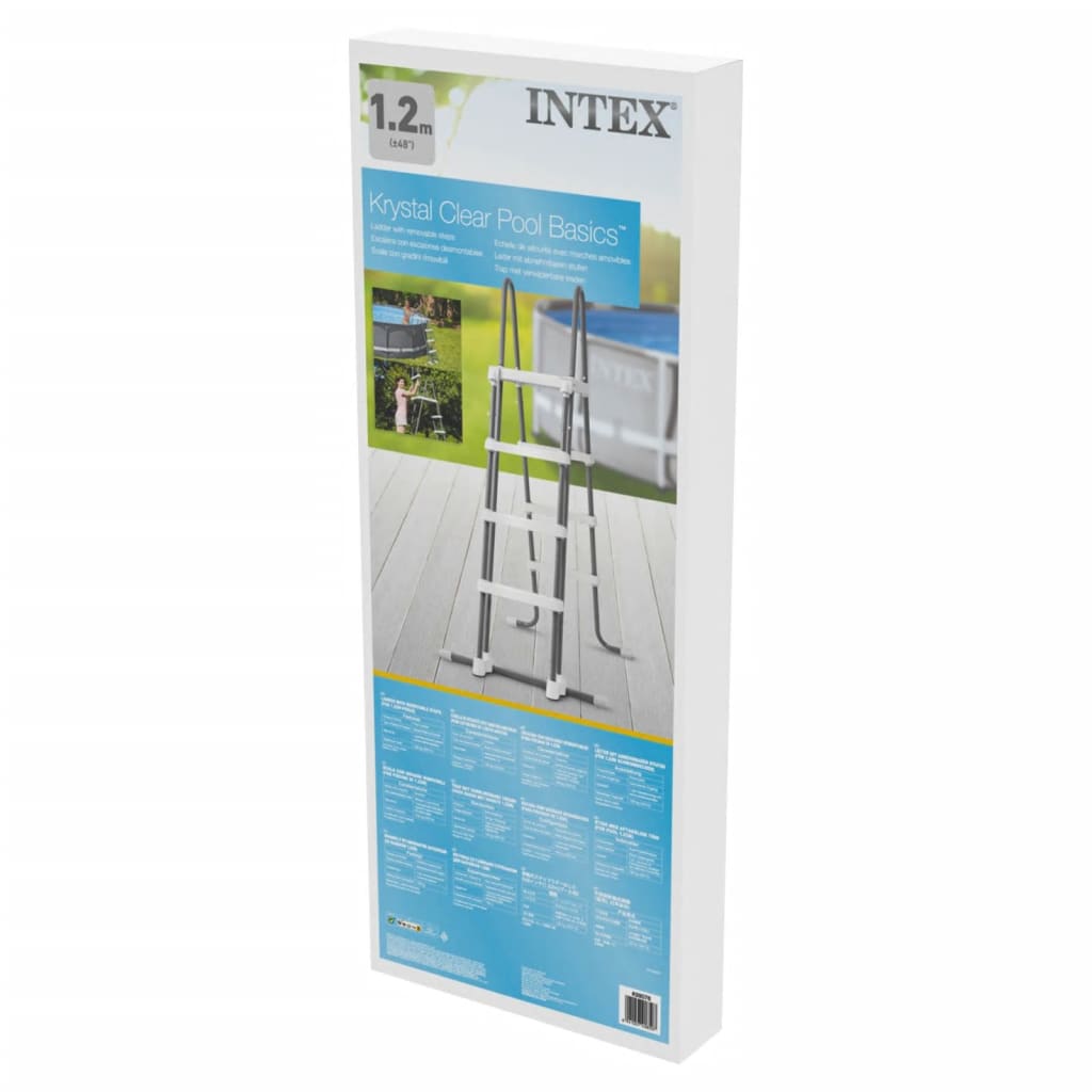 Intex Стълба за басейн с 4 стъпала, 122 см