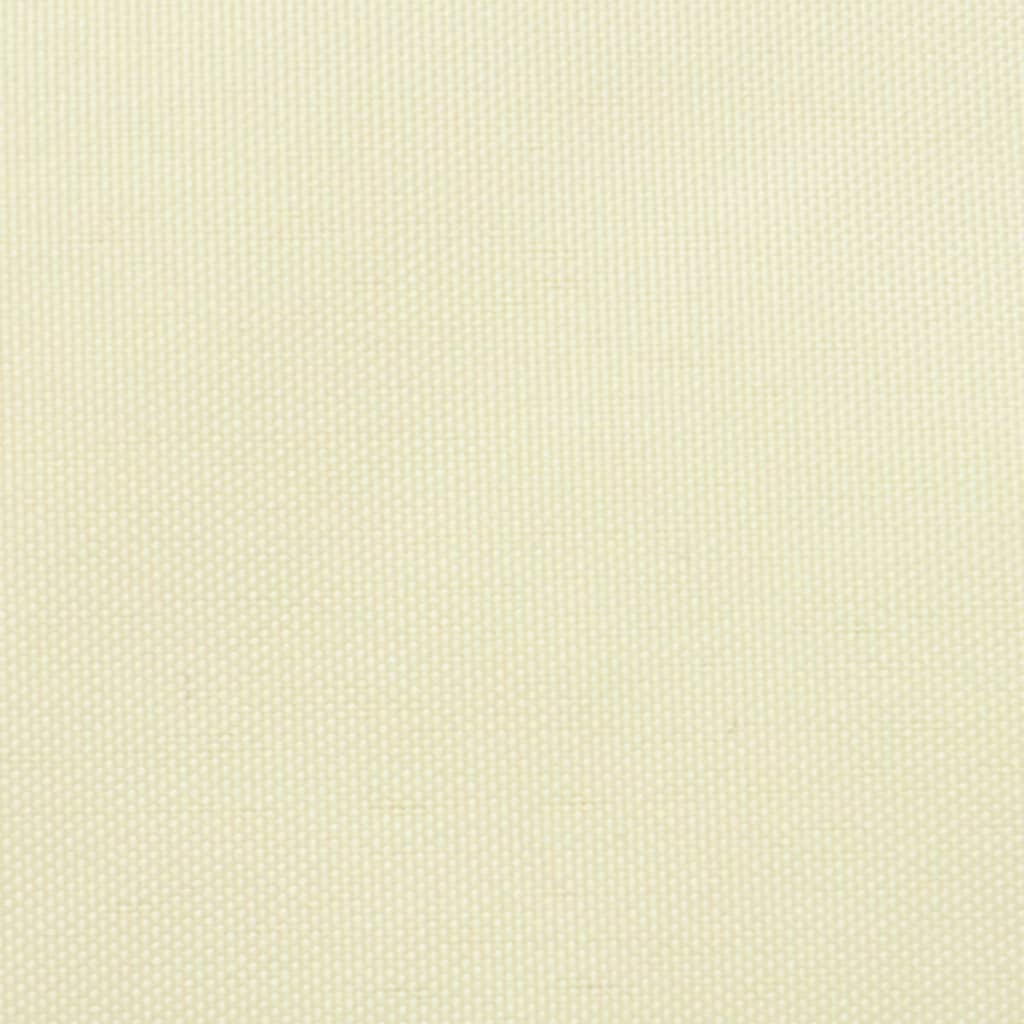 vidaXL Сенник платно, Оксфорд текстил, правоъгълно, 5x8 м, кремаво