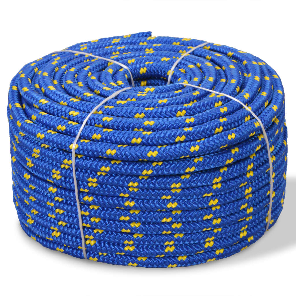 vidaXL Морско въже, полипропилен, 12 мм, 50 м, синьо
