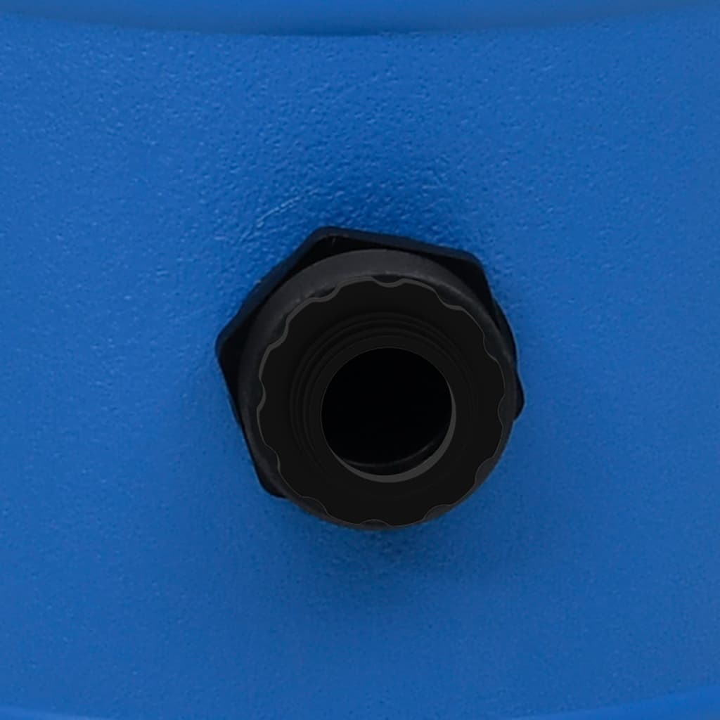 vidaXL Филтърна помпа за басейн, черно и синьо, 4 м³/ч