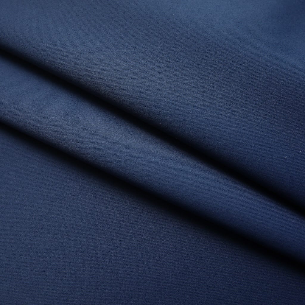 vidaXL Затъмняващи завеси с куки, 2 бр, сини, 140x245 см