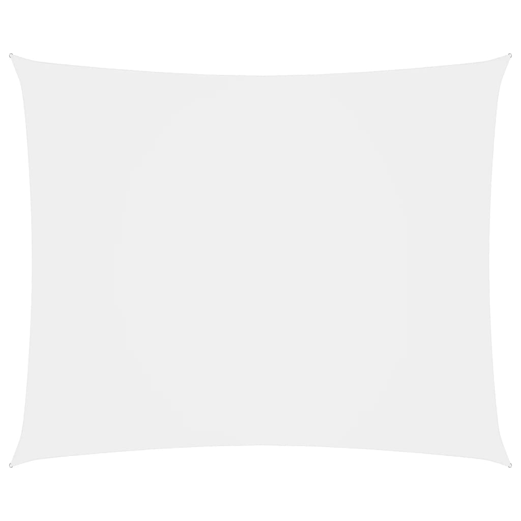 vidaXL Платно-сенник, Оксфорд текстил, правоъгълно, 6x8 м, бяло