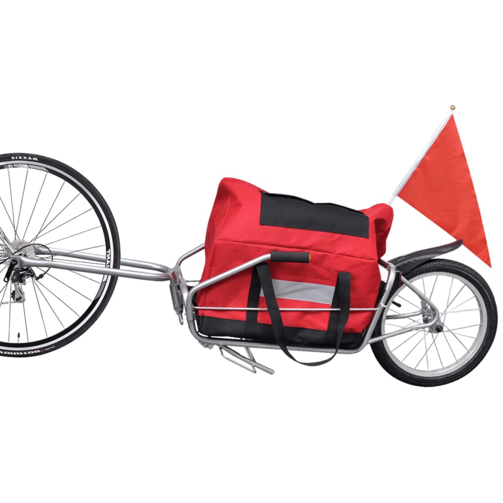 Ремарке за колело с една гума и транспортна чанта