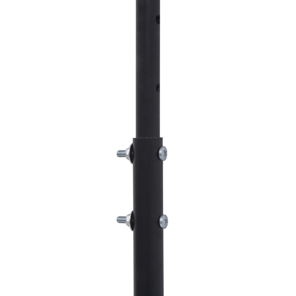 vidaXL Таванна стойка за телевизор, 23"-42", регулируема височина