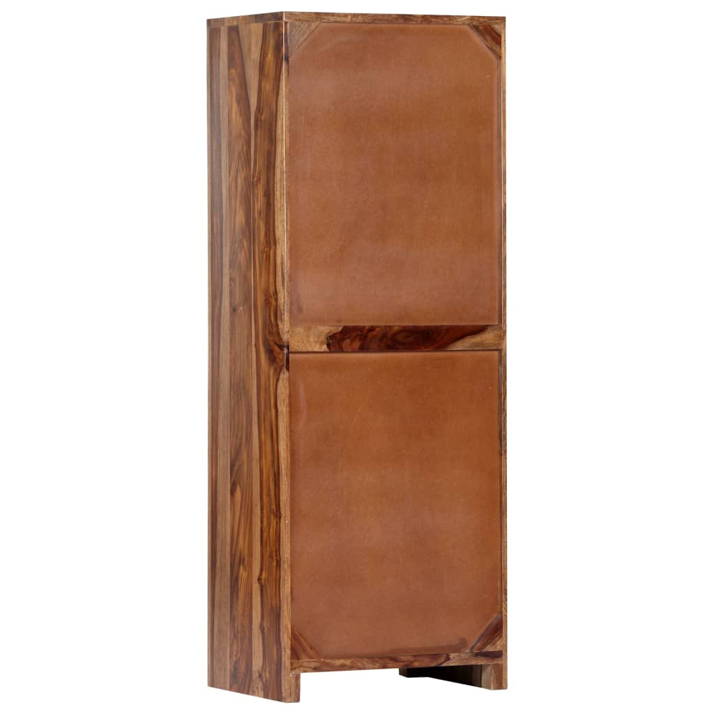vidaXL Страничен шкаф, 40x30x110 см, шишамово дърво масив