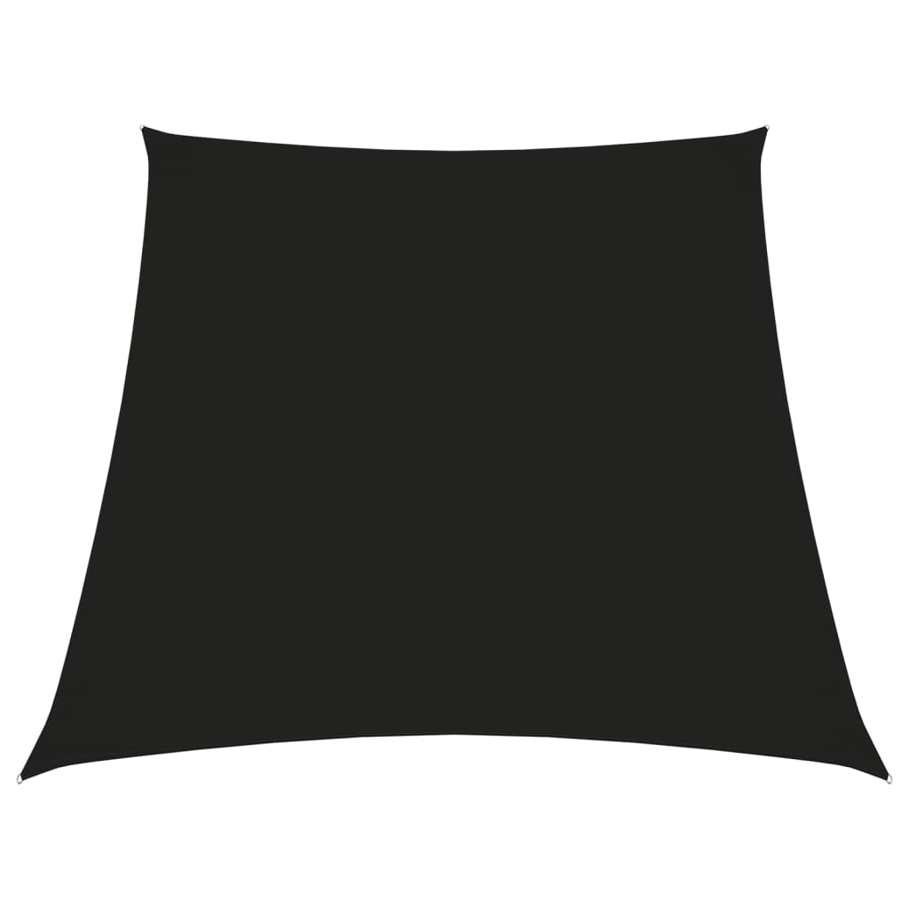 vidaXL Платно-сенник, Оксфорд текстил, трапец, 2/4x3 м, черно