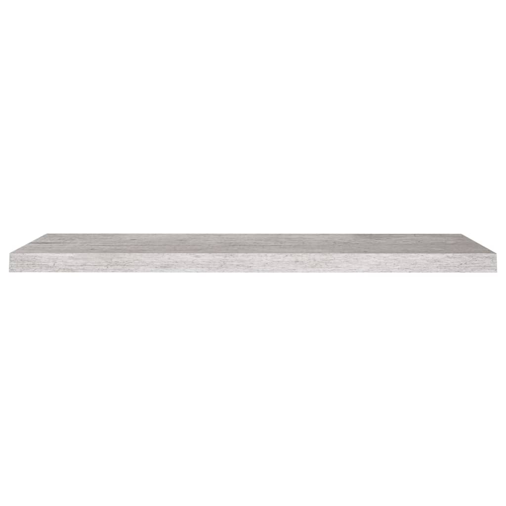 vidaXL Окачени стенни рафтове 4 бр бетонно сиви 90x23,5x3,8 см МДФ
