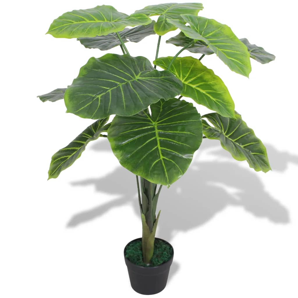vidaXL Изкуствено растение трилистник със саксия, 85 см, зелено