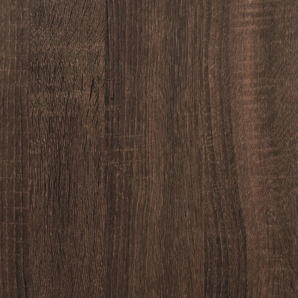vidaXL Ъглов шкаф, кафяв дъб, 33x33x100 см, инженерно дърво