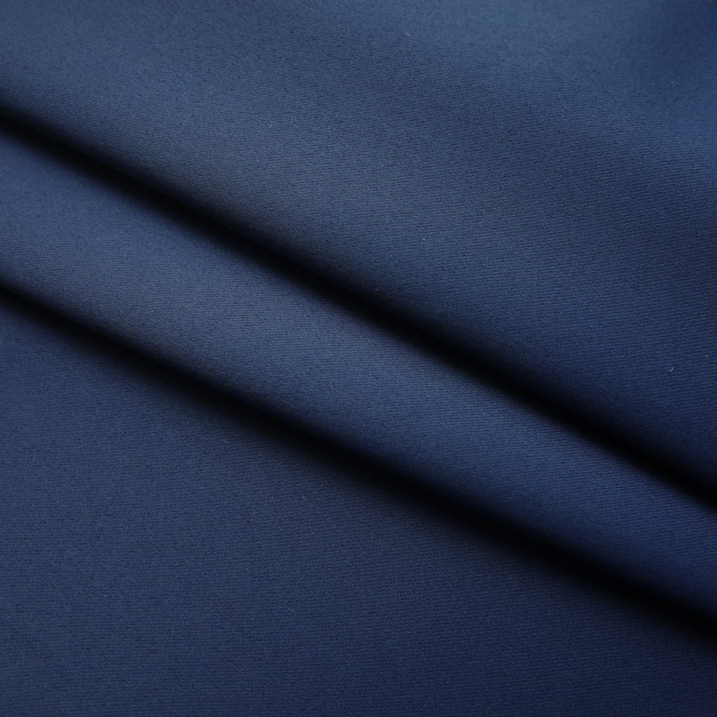 vidaXL Затъмняващи завеси с куки, 2 бр, сини, 140x225 см